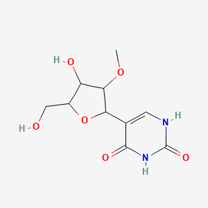 5-[4-hydroxy-5-(hydroxymethyl)-3-methoxyoxolan-2-yl]-1H-pyrimidine-2,4-dione