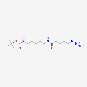 tert-Butyl (5-(5-azidopentanamido)pentyl)carbamate