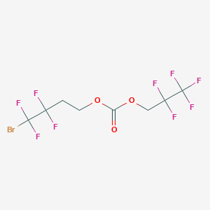 4-Bromo-3,3,4,4-tetrafluorobutyl 2,2,3,3,3-pentafluoropropyl carbonate