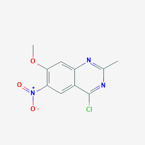 4-Chloro-7-methoxy-2-methyl-6-nitroquinazoline