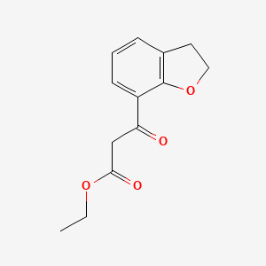 Ethyl 3-(2,3-dihydrobenzofuran-7-yl)-3-oxopropanoate