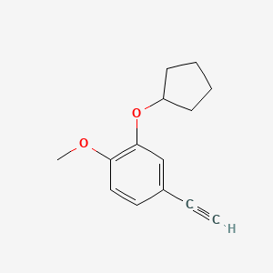 2-(Cyclopentyloxy)-4-ethynyl-1-methoxybenzene