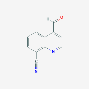 4-Formylquinoline-8-carbonitrile