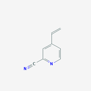 molecular formula C8H6N2 B012082 4-Vinyl-2-pyridinecarbonitrile CAS No. 100949-03-9
