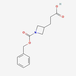 3-{1-[(Benzyloxy)carbonyl]azetidin-3-yl}propanoic acid