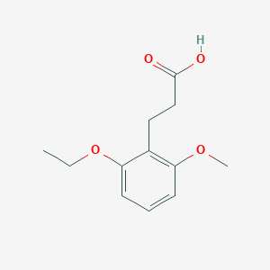 2-Ethoxy-6-methoxyphenylpropanoic acid