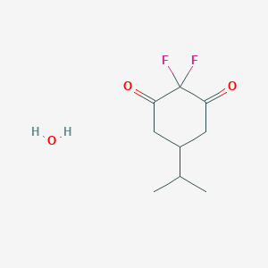 2,2-Difluoro-5-isopropyl-1,3-cyclohexanedione monohydrate