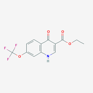 4-Hydroxy-7-trifluoromethoxyquinoline-3-carboxylic acid ethyl ester