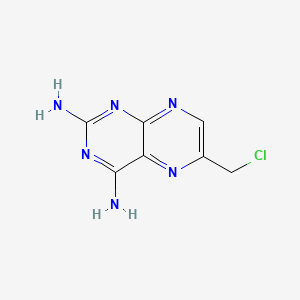 B1208208 2,4-Diamino-6-chloromethylpteridine CAS No. 57521-63-8