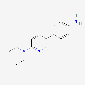 molecular formula C15H19N3 B12082082 5-(4-Aminophenyl)-N,N-diethylpyridin-2-amine 