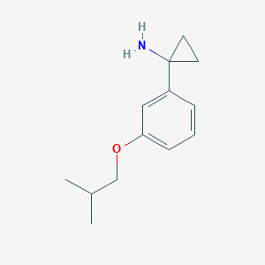 1-(3-Isobutoxyphenyl)cyclopropanamine