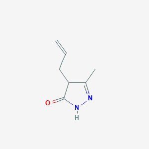 3H-Pyrazol-3-one, 2,4-dihydro-5-methyl-4-(2-propenyl)-(9CI)