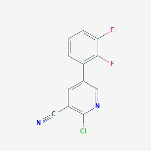 2-Chloro-5-(2,3-difluorophenyl)nicotinonitrile