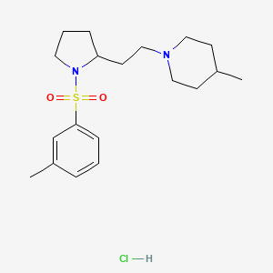 4-Methyl-1-[2-[1-(3-methylphenylsulfonyl)pyrrolidin-2(r)-yl]ethyl]piperidine