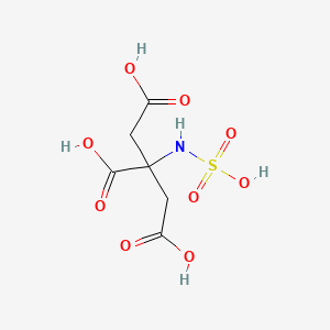 B1208234 N-Sulfo-2-aminotricarballylate CAS No. 86883-55-8