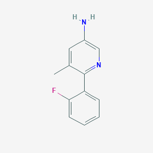 6-(2-Fluorophenyl)-5-methylpyridin-3-amine