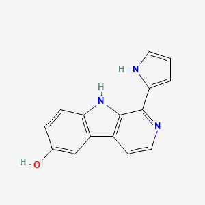 molecular formula C15H11N3O B1208240 Eudistomin M CAS No. 88704-39-6