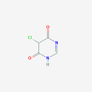 molecular formula C4H3ClN2O2 B12082471 5-Chloro-6-hydroxypyrimidin-4(5H)-one CAS No. 63447-41-6