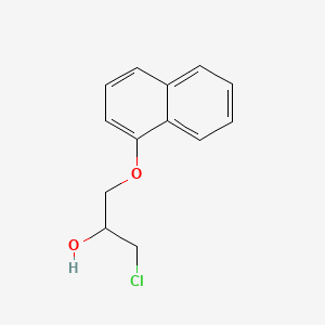 molecular formula C13H13ClO2 B1208267 1-Chloro-3-(1-naphthoxy)-2-propanol CAS No. 20133-93-1
