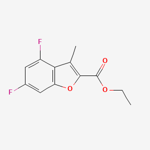 Ethyl 4,6-difluoro-3-methyl-1-benzofuran-2-carboxylate