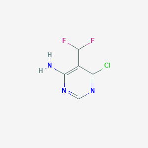 6-Chloro-5-(difluoromethyl)pyrimidin-4-amine