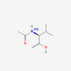 molecular formula C8H15NO2 B12082711 N-Acetyl-L-Valine-15N 