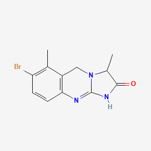 7-Bromo-1,5-dihydro-3,6-dimethylimidazo[2,1-b]quinazolin-2(3H)-one