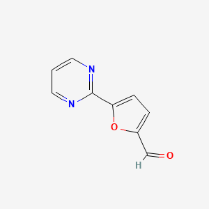 5-(Pyrimidin-2-YL)furan-2-carbaldehyde