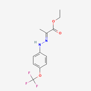 Ethyl 2-(2-(4-(trifluoromethoxy)phenyl)hydrazono)propanoate