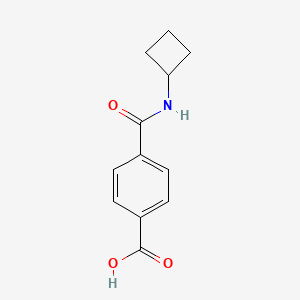 molecular formula C12H13NO3 B12082850 4-(Cyclobutylcarbamoyl)benzoic acid 