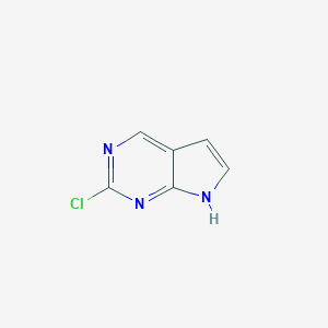 B120830 2-Chloro-7H-pyrrolo[2,3-d]pyrimidine CAS No. 335654-06-3