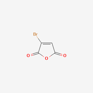 molecular formula C4HBrO3 B1208300 溴马来酸酐 CAS No. 5926-51-2
