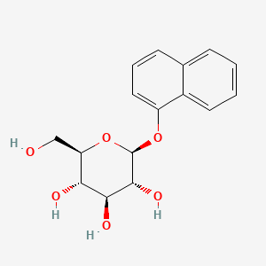 molecular formula C16H18O6 B1208303 1-Naphthyl beta-D-glucopyranoside CAS No. 19939-82-3