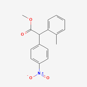 Methyl 2-(4-nitrophenyl)-2-(o-tolyl)acetate