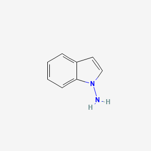 molecular formula C8H8N2 B1208307 1-Aminoindole CAS No. 53406-38-5