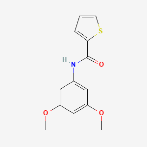 molecular formula C13H13NO3S B1208308 N-(3,5-二甲氧基苯基)-2-噻吩甲酰胺 