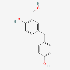 B1208328 4,4'-Dihydroxy-3-(hydroxymethyl)diphenylmethane CAS No. 21243-68-5