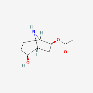 molecular formula C9H15NO3 B1208332 包公藤 A CAS No. 74239-84-2