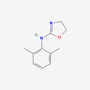 B1208336 2-Oxazolamine, N-(2,6-dimethylphenyl)-4,5-dihydro- CAS No. 31235-50-4