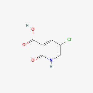 molecular formula C6H4ClNO3 B1208343 5-氯-2-羟基烟酸 CAS No. 38076-80-1