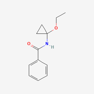 B1208346 N-(1-Ethoxycyclopropyl)benzamide CAS No. 63805-80-1