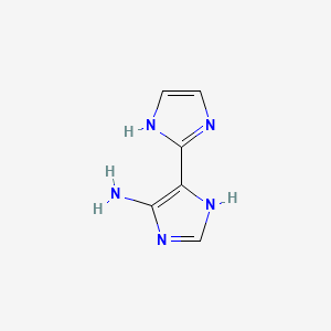 B1208354 4-Amino-5-(imidazol-2-yl)imidazole CAS No. 73371-04-7