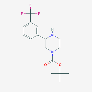 3-(3-Trifluoromethyl-phenyl)-piperazine-1-carboxylic acid tert-butyl ester