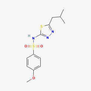 molecular formula C13H17N3O3S2 B1208363 格列索布唑 CAS No. 3567-08-6