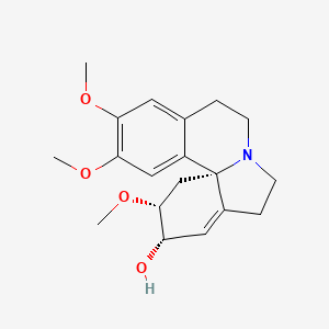 molecular formula C19H25NO4 B1208366 红豆碱 CAS No. 41431-22-5