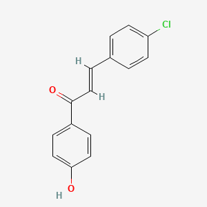 3-(4-Chlorophenyl)-1-(4-hydroxyphenyl)prop-2-en-1-one