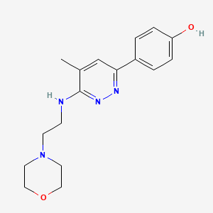 molecular formula C17H22N4O2 B1208426 Moxiraprine CAS No. 82239-52-9