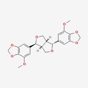 molecular formula C22H22O8 B1208431 (+)-Epiexcelsin CAS No. 51020-09-8