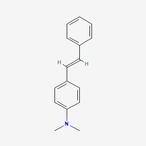 molecular formula C16H17N B1208434 4-Dimethylaminostilbene CAS No. 838-95-9