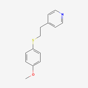 4-[2-(4-Methoxy-phenylsulfanyl)-ethyl]-pyridine